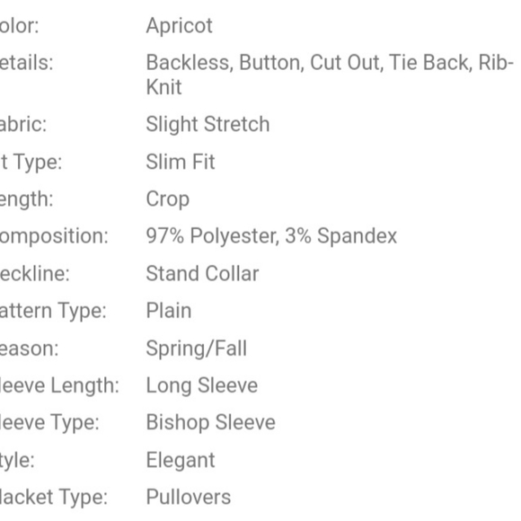 Tie Backless Top - Picture 6 of 6